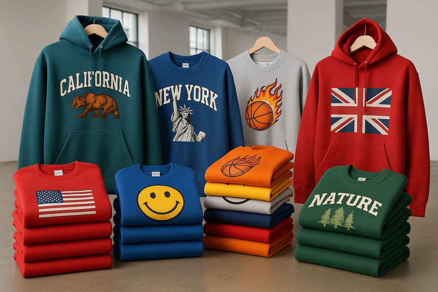 Bulk Graphic Sweatshirts Supplier USA UK