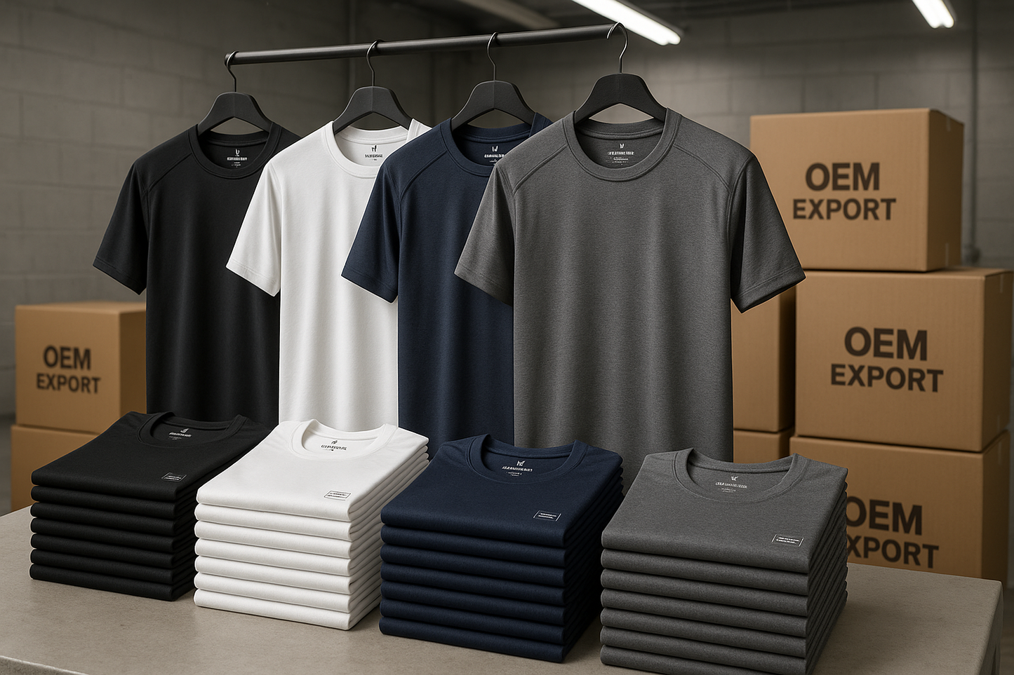 Bulk OEM Performance T-Shirts Supplier Export