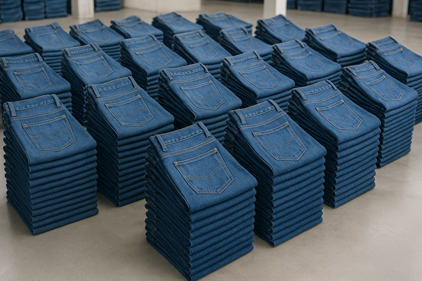 Bulk Straight Denim Jeans Supplier