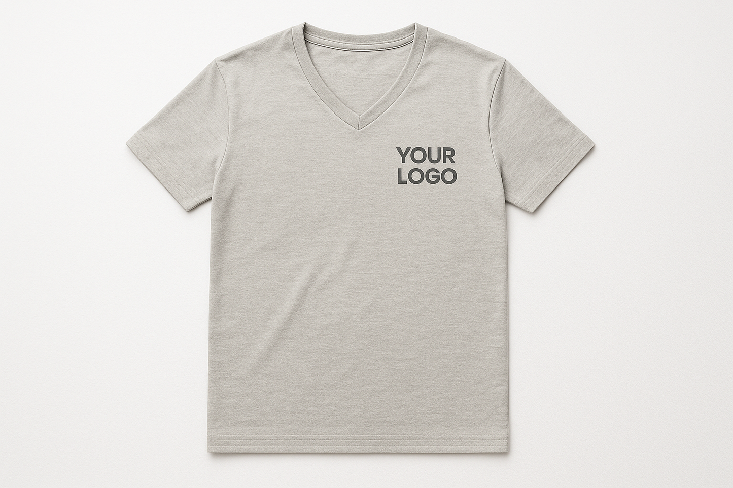 Custom V-Neck T-Shirt Wholesale with Logo