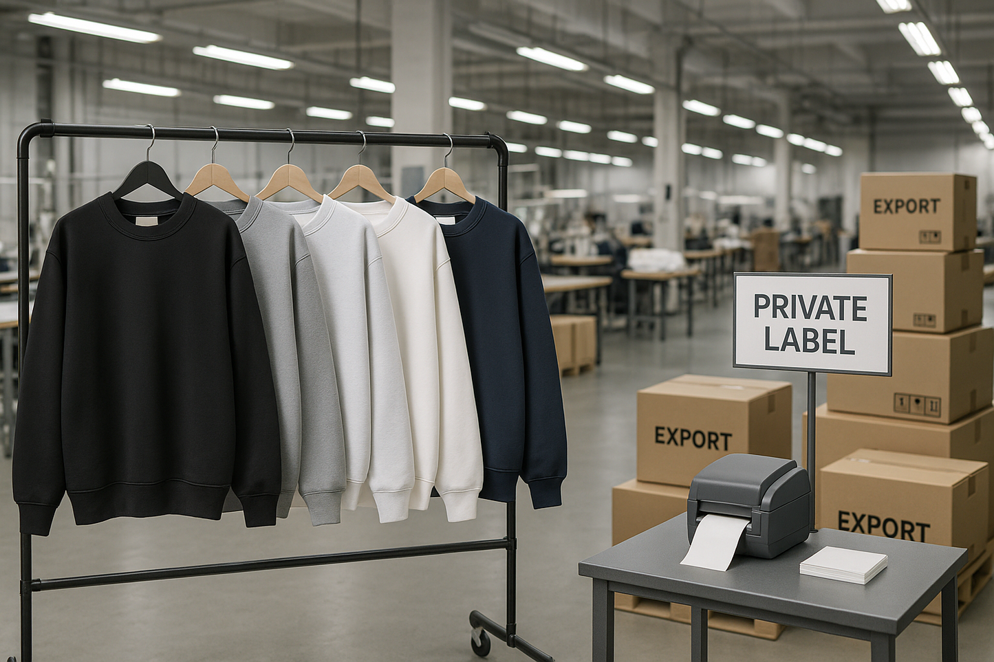 OEM Oversized Sweatshirts Private Label Export