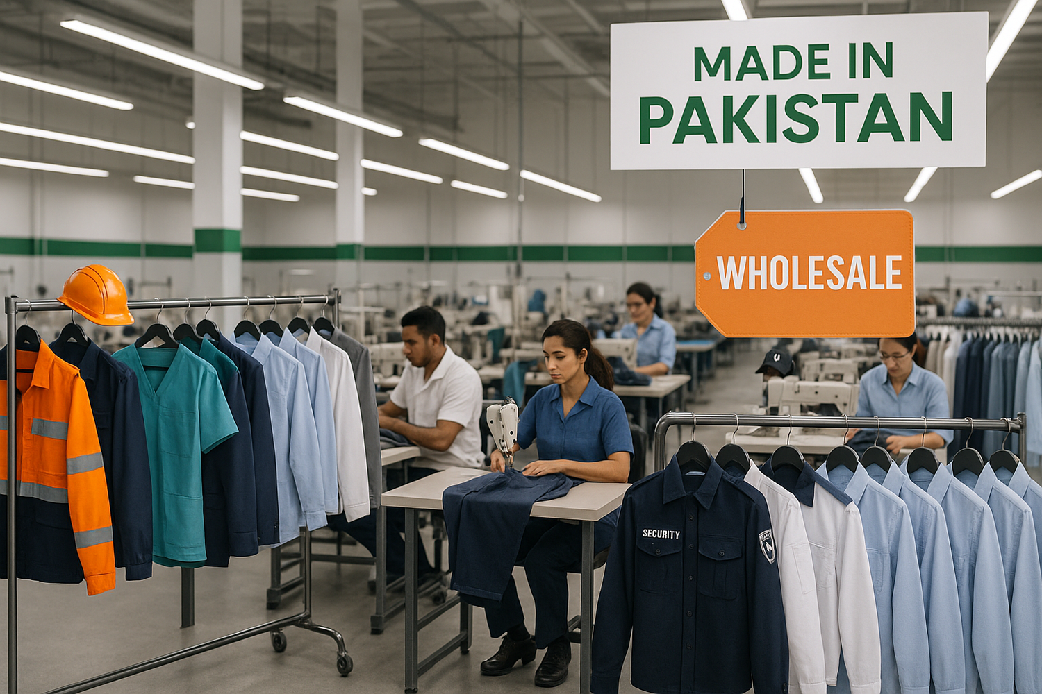 Wholesale Uniforms & Workwear Manufacturer Pakistan