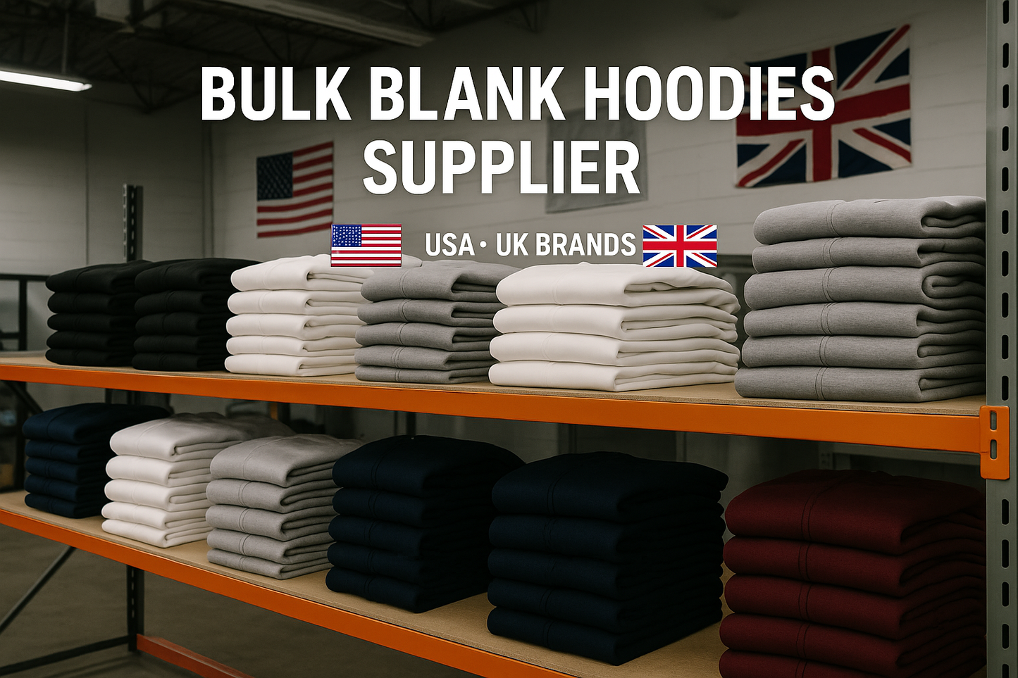 Bulk Blank Hoodies Supplier for Brands USA UK