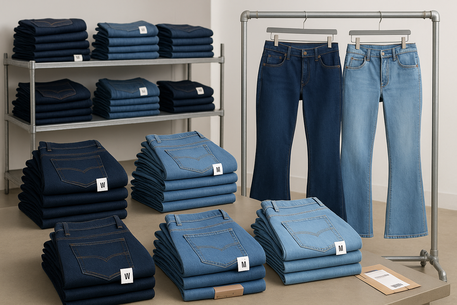 Bulk Bootcut Denim Jeans Supplier for Women & Men