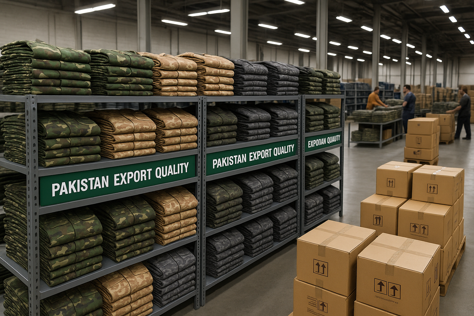 Bulk Camouflage Cargo Trousers Exporter from Pakistan
