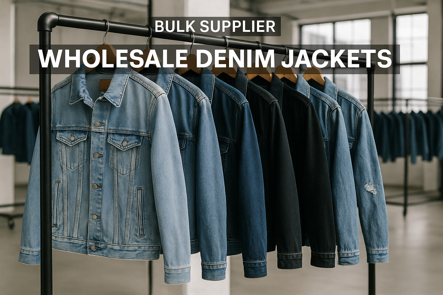 Bulk Jean Jackets Supplier for Brands