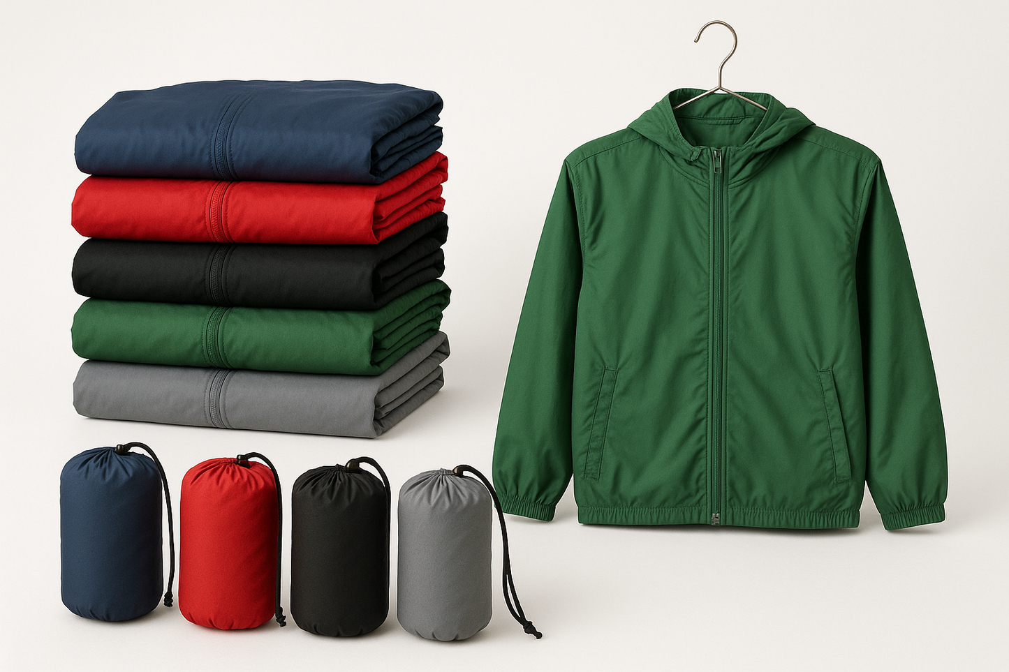 Bulk Packable Windbreakers Supplier
