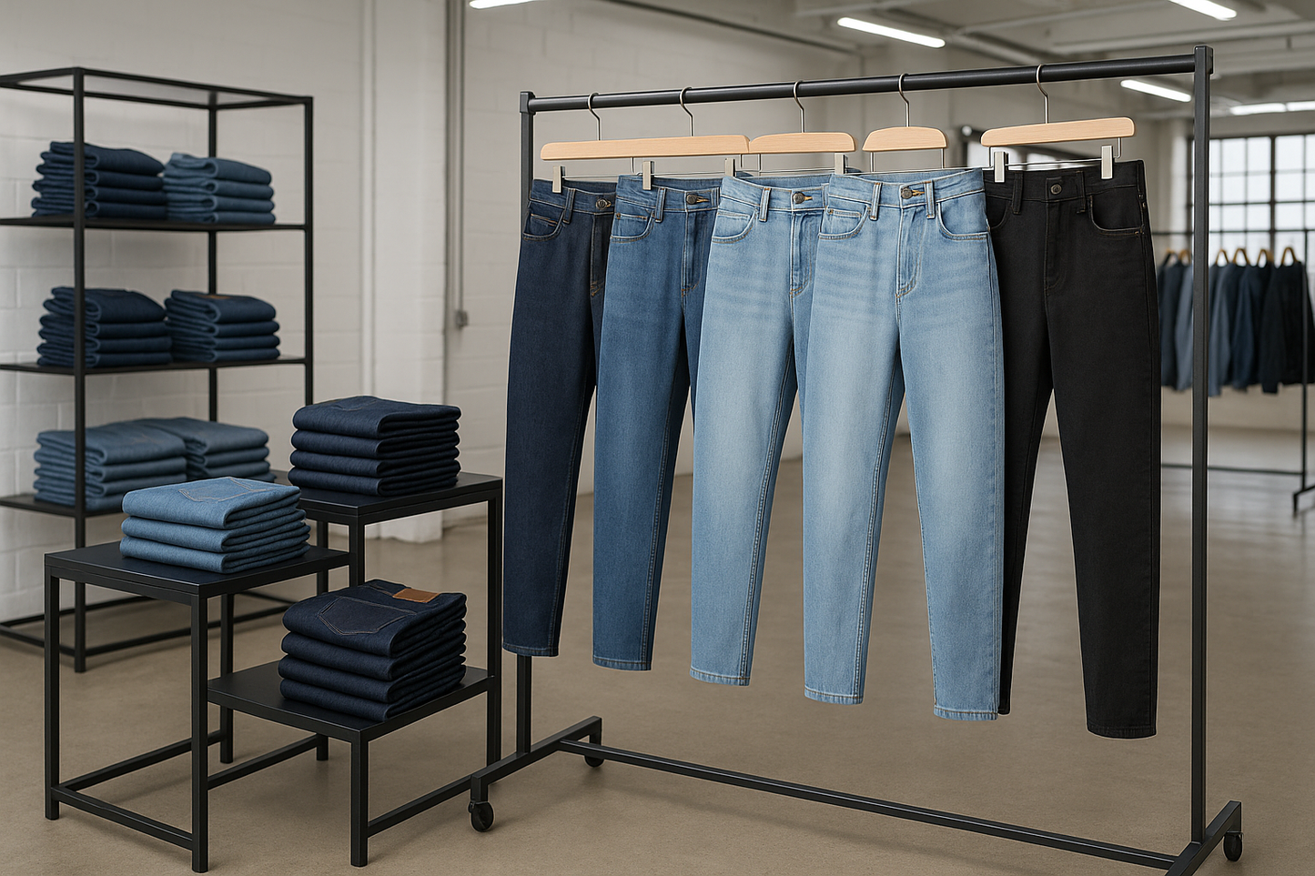 Bulk Tapered Denim Jeans Supplier