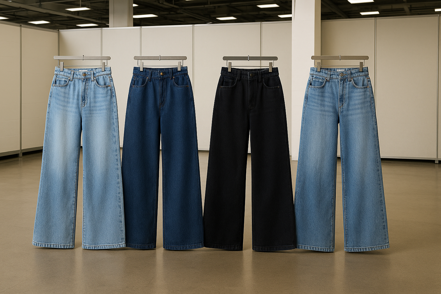 Bulk Wide-Leg Denim Jeans Supplier for Women