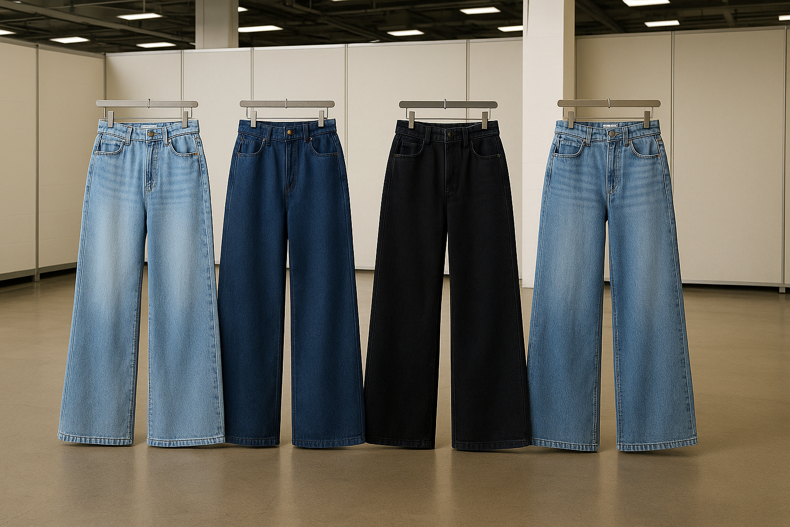 Bulk Wide-Leg Denim Jeans Supplier for Women