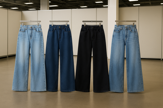Bulk Wide-Leg Denim Jeans Supplier for Women