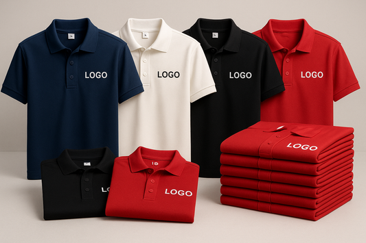 Custom Polo T-Shirt with Logo Printing Wholesale