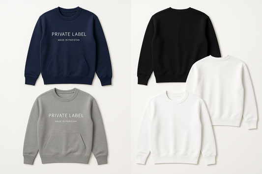 OEM Crewneck Sweatshirts Private Label Pakistan