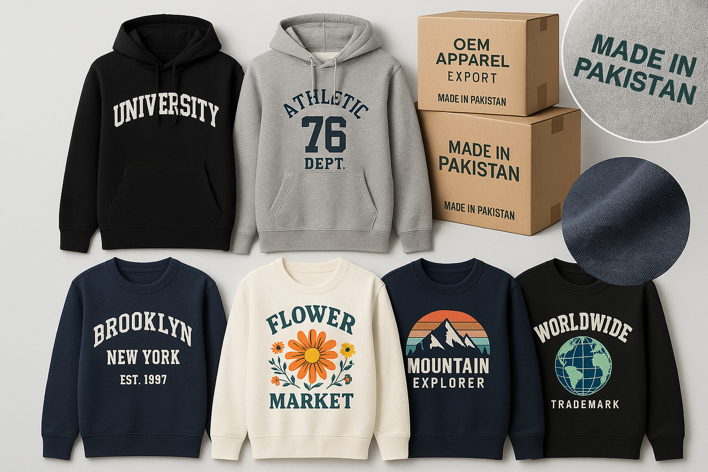 OEM Graphic Sweatshirts Export Pakistan