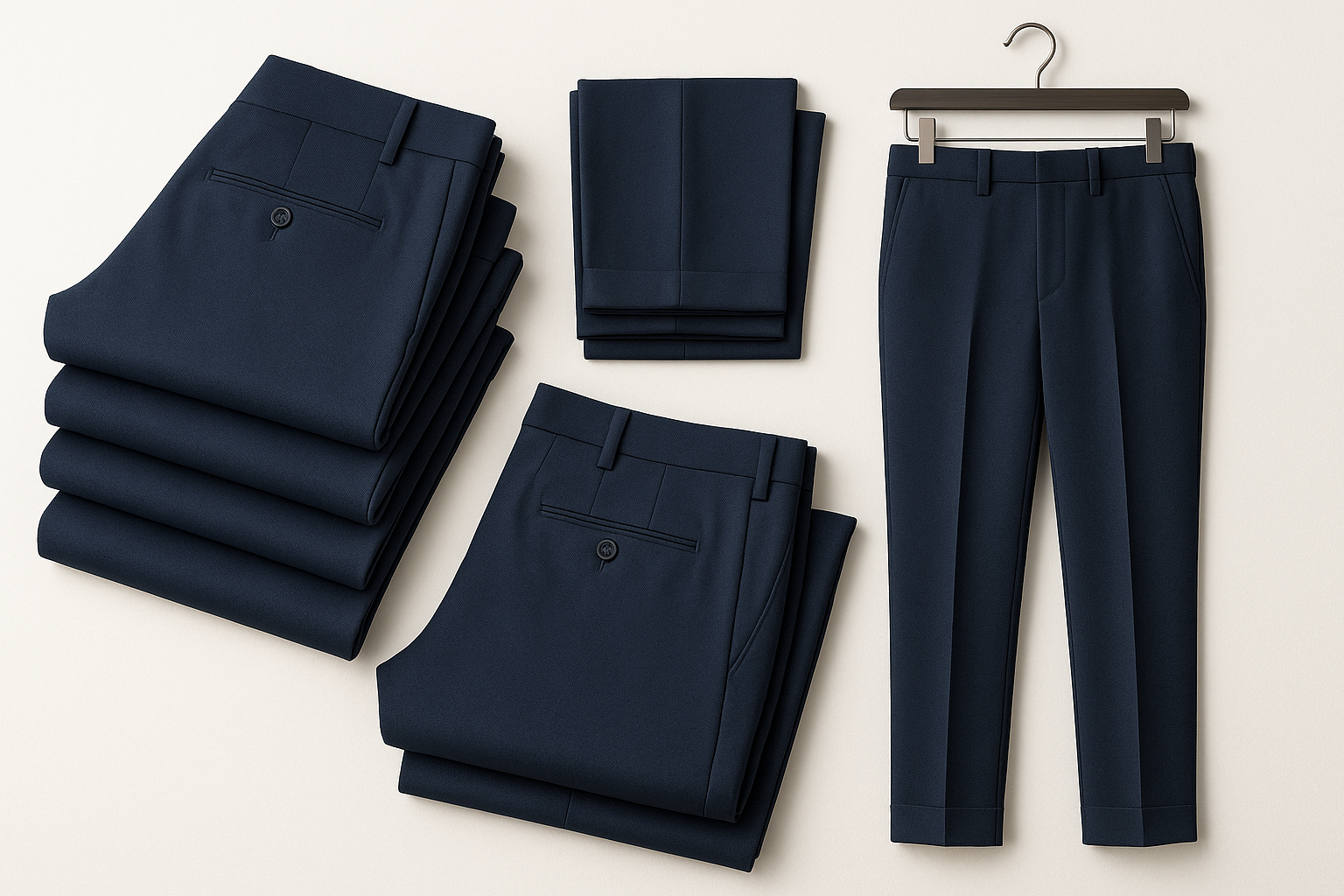 OEM Navy Business Formal Trousers Bulk Supplier
