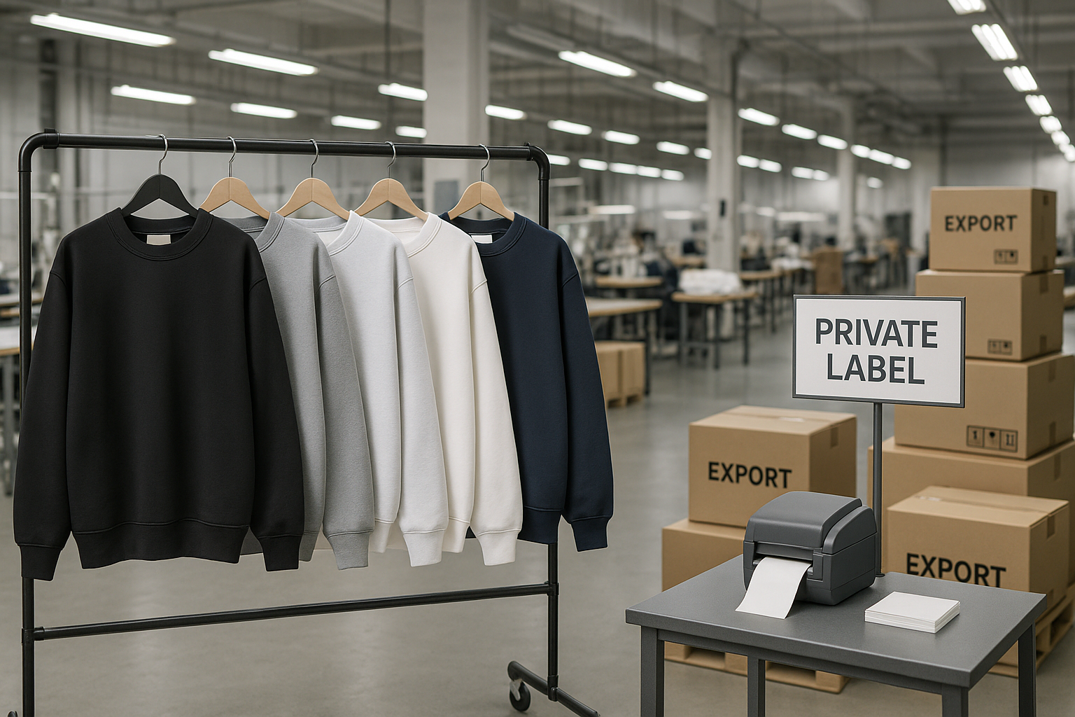 OEM Oversized Sweatshirts Private Label Export