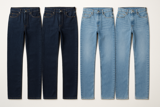 OEM Straight Fit Jeans Private Label Export