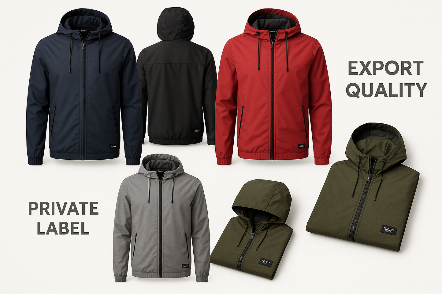 Private Label Windbreaker Jackets Exporter