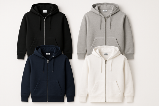 Private Label Zip-Up Hoodies OEM Pakistan