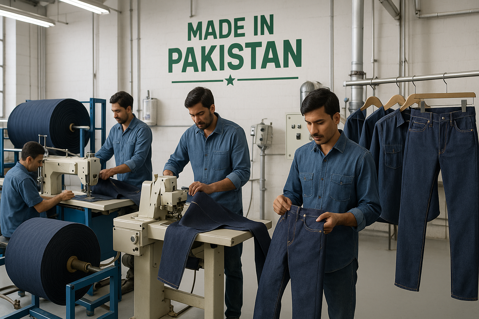 Straight Fit Jeans Manufacturer Pakistan