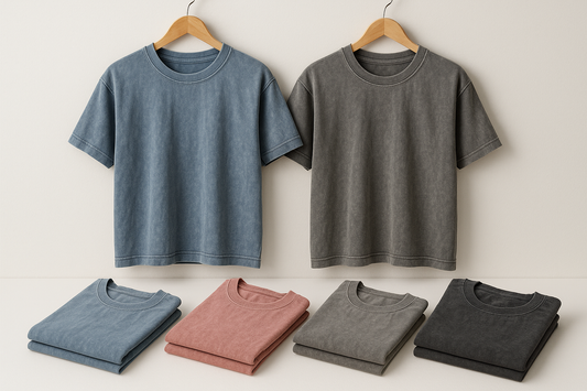 Vintage Stone Wash T-Shirts Bulk Supplier for Brands