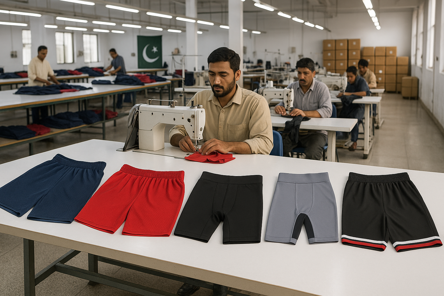 Wholesale Athletic Shorts Manufacturer Pakistan