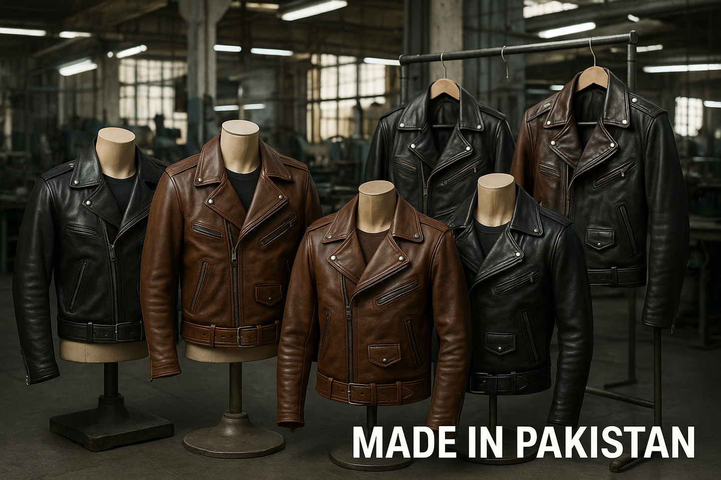 Wholesale Biker Leather Jacket Manufacturer Pakistan