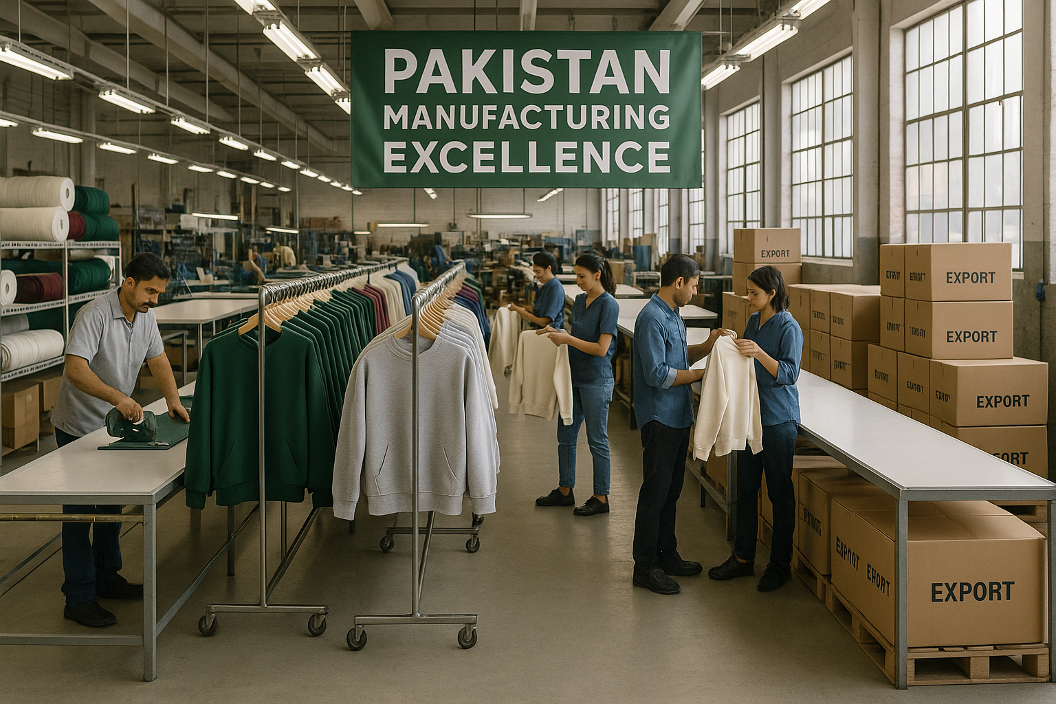 Wholesale Crewneck Sweatshirt Manufacturer Pakistan