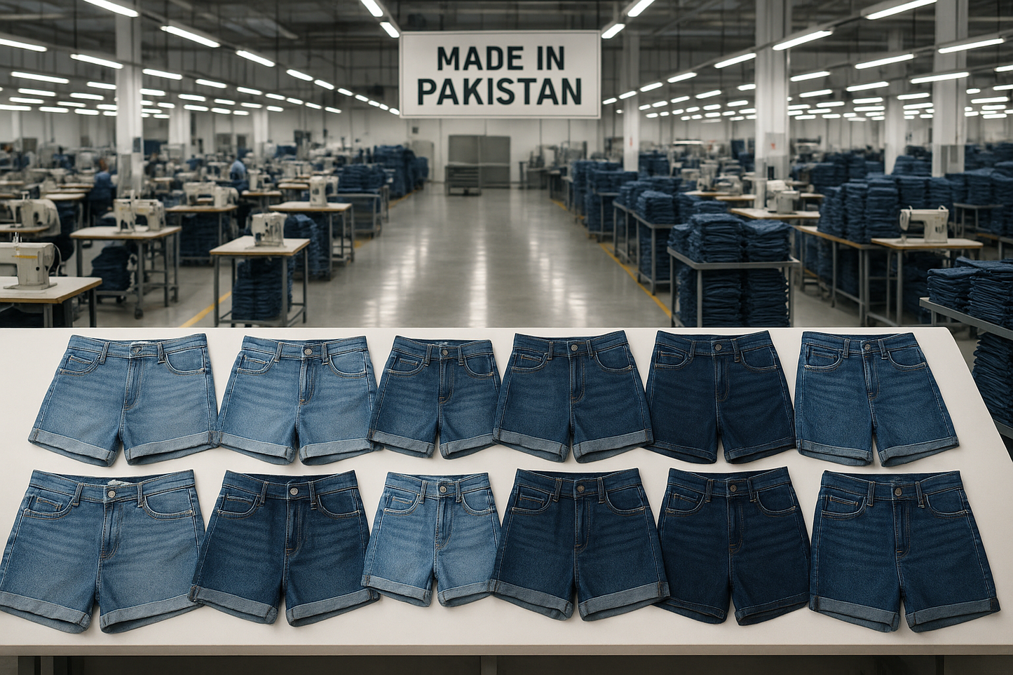 Wholesale Denim Shorts Manufacturer Pakistan