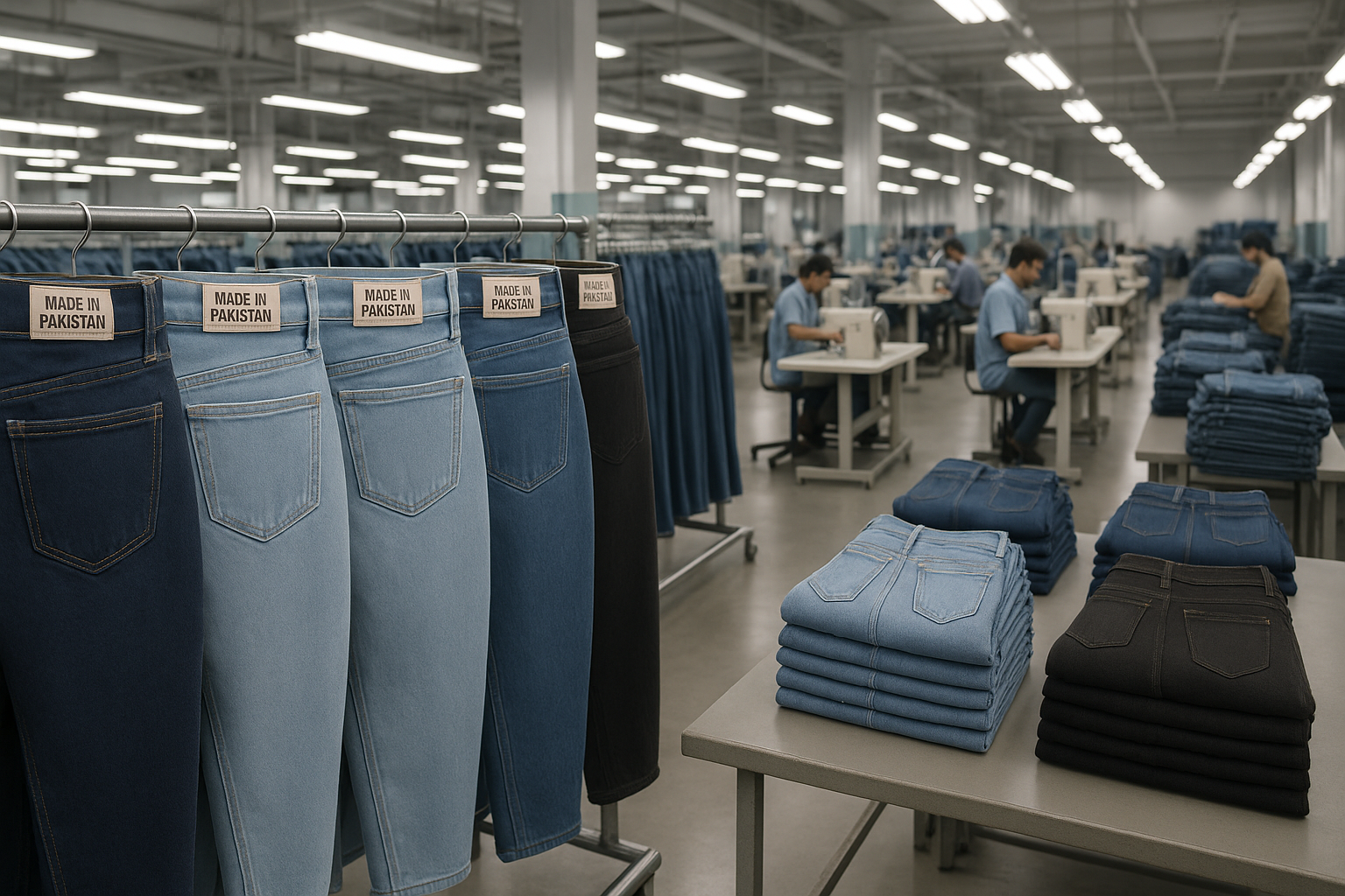 Wholesale High-Waist Jeans Manufacturer Pakistan