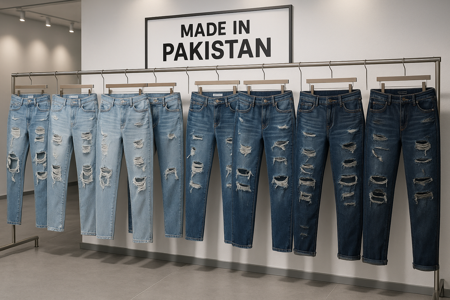 Wholesale Ripped & Distressed Jeans Manufacturer Pakistan