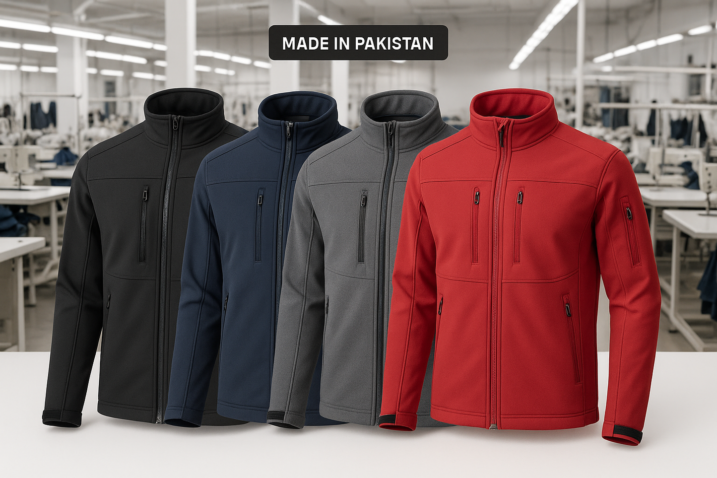 Wholesale Softshell Jacket Manufacturer Pakistan