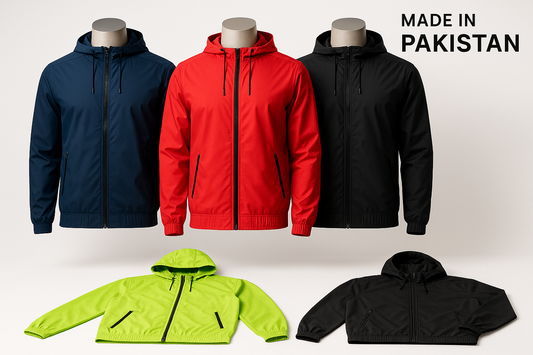 Wholesale Windbreaker Jacket Manufacturer Pakistan